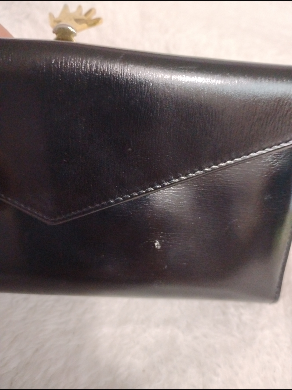 Vintage Gucci Leather " Hand of Gucci"  Clasp Wallet  Circa 1970s - Picture 11 of 15